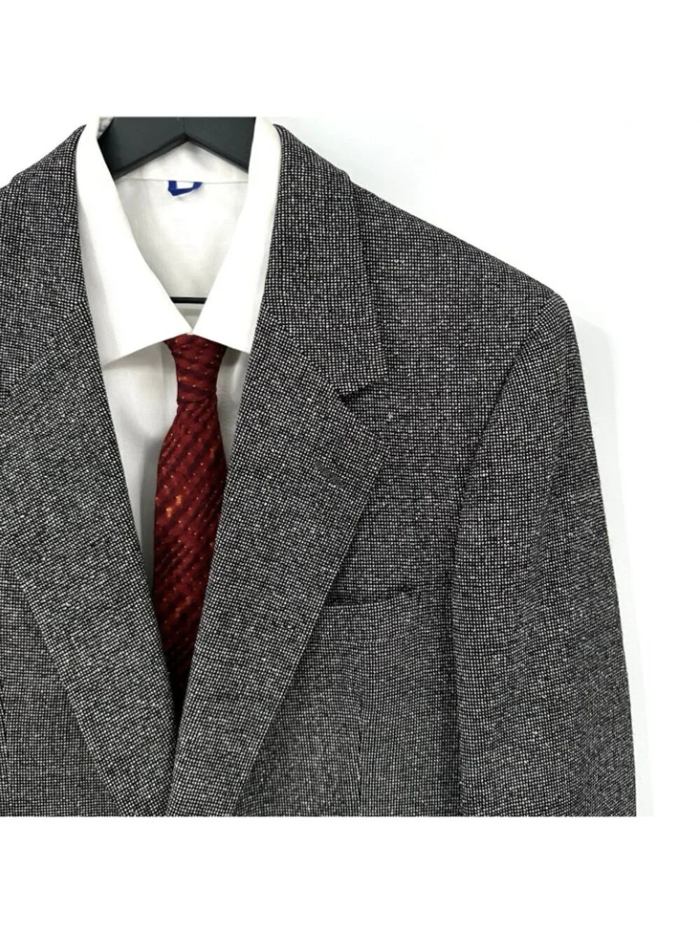 vintage 90s BILL BLASS jacket blazer sport coat 41R tweed business casual retro